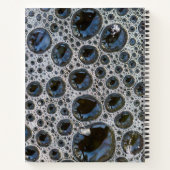 Carnet Motif de bulle d'anstraction (Dos)