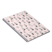 Carnet Motif de Cactus à main fine (Côté Droit)