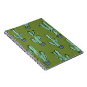 Carnet Motif de cactus dessiné à la main (Côté Droit)