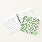 Carnet Motif de cactus et de fleurs roses (Intérieur)