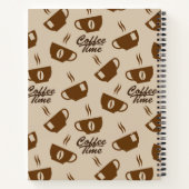 Carnet Motif de café (Dos)