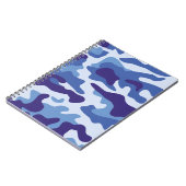 Carnet Motif de camouflage bleu (Côté gauche)