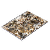 Carnet Motif de camouflage coloré Leopard Zebra (Côté gauche)