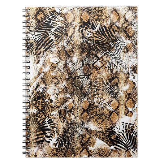 Carnet Motif de camouflage coloré Leopard Zebra (Devant)