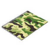 Carnet Motif de camouflage kaki (Côté gauche)