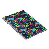 Carnet Motif de camouflage néon (Côté Droit)