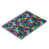 Carnet Motif de camouflage néon (Côté gauche)