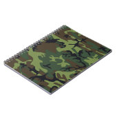 Carnet Motif de camouflage vert classique (Côté gauche)