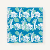 Carnet Motif de caractères bleu Weasel & Baboon (Devant)
