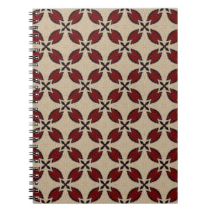 Carnet Motif de carreaux géométriques colorés et transpar
