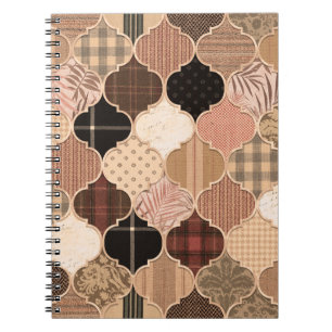Carnet Motif De Carreaux Marocains Texturés Fa