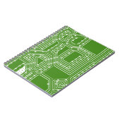 Carnet Motif de carte informatique (Côté gauche)