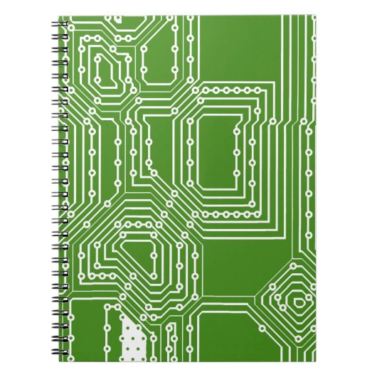 Carnet Motif de carte informatique (Devant)