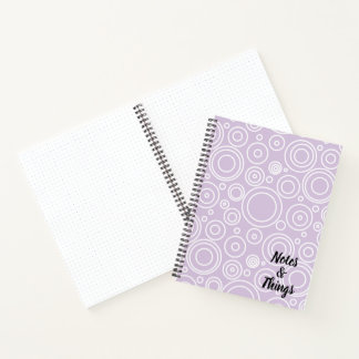 Carnet Motif de cercle amusant