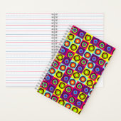 Carnet motif de cercles (À l'intérieur)