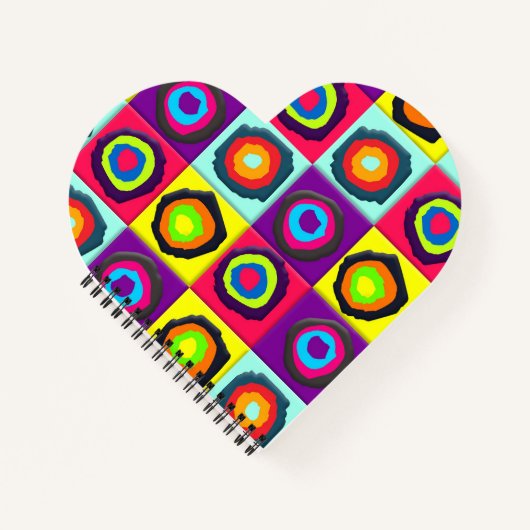 Carnet motif de cercles (Devant)