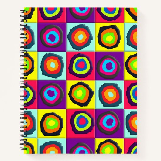 Carnet motif de cercles (Devant)