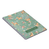 Carnet Motif de cerfs à l'aquarelle (Côté Droit)