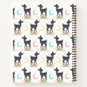 Carnet Motif de cerfs, Cerf de bébé, Boho, Fleurs, Votre (Dos)