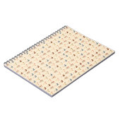 Carnet Motif de champignons (Côté gauche)