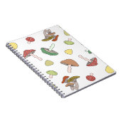 Carnet Motif de champignons (Côté Droit)