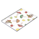 Carnet Motif de champignons (Côté gauche)