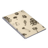 Carnet Motif de champignons (Côté Droit)