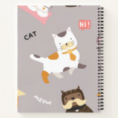 Carnet Motif de chat (Dos)