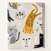 Carnet Motif de chat (Dos)