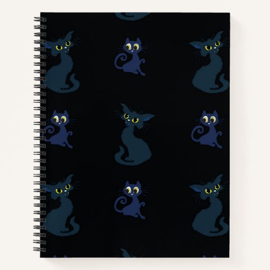 Carnet Motif de chat (Devant)