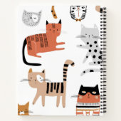 Carnet Motif de chat (Dos)