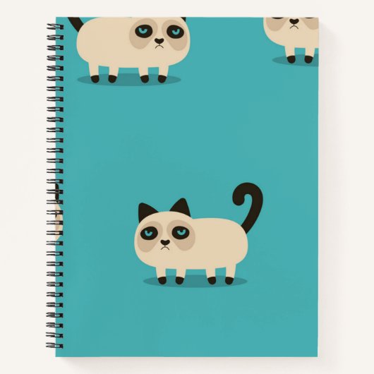 Carnet Motif de chat (Devant)