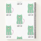 Carnet Motif de chat (Dos)