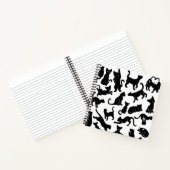 Carnet Motif de chat noir (Intérieur)