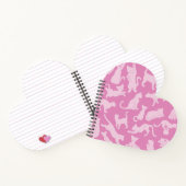 Carnet Motif de chat rose (Intérieur)