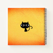 Carnet Motif de chatons noirs (Dos)