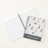 Carnet Motif de chats à plume (Intérieur)