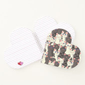 Carnet Motif de chats blancs et gris (Intérieur)