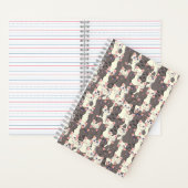 Carnet Motif de chats blancs et gris (À l'intérieur)