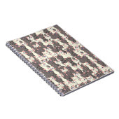 Carnet Motif de chats blancs et gris (Côté Droit)