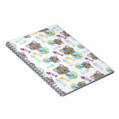 Carnet Motif De Chats, Chats Mignons, Chatons, Poisson (Côté Droit)