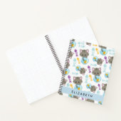 Carnet Motif De Chats, Chats Mignons, Chatons, Votre Nom (Intérieur)