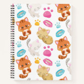 Carnet Motif De Chats, Chats Mignons, Kitty, Chatons, Paw (Devant)