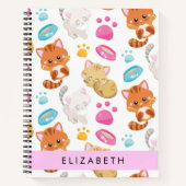 Carnet Motif De Chats, Chats Mignons, Kitty, Paws, Votre  (Devant)