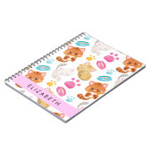 Carnet Motif De Chats, Chats Mignons, Kitty, Paws, Votre (Côté gauche)