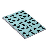 Carnet Motif de chats noirs (Côté Droit)