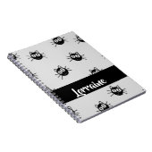 Carnet Motif de chats noirs (Côté Droit)