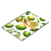 Carnet Motif de chaux (Côté gauche)
