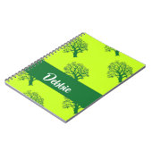 Carnet Motif de chêne vert (Côté gauche)
