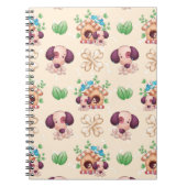 Carnet Motif de chien adorable (Devant)